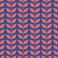 A picture of a red and blue leaf pattern is great for wallpaper. photo