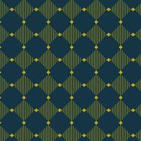 Draw a checkered pattern in navy blue and gold. photo