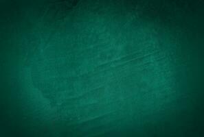 Clásico grunge verde azulado hormigón textura estudio pared antecedentes con viñeta foto
