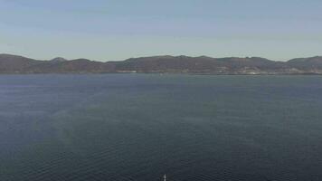 Norwegian Shuttle Ferry Crossing a Fjord in the Morning video