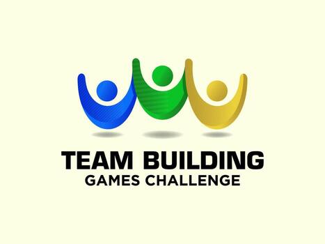 Team Building Logo design related to unity, together, connection, relation vector