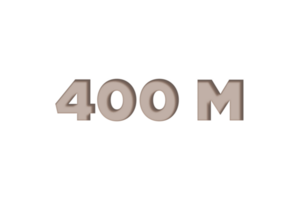 400 millón suscriptores celebracion saludo número con grabar diseño png