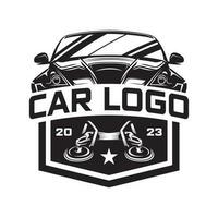 Polishing car logo vector