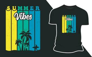 verano playa al aire libre vector t camisa diseño gráficos