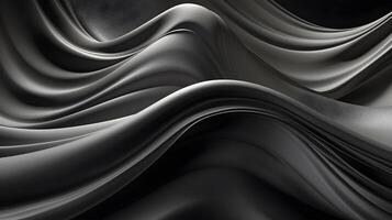 Abstract Background with 3D silver Gradient Silk Fabric , photo