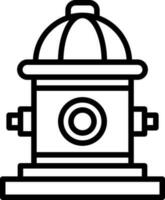 Fire hydrant Vector Icon Design