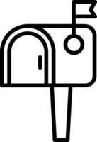 Mailbox Vector Icon Design