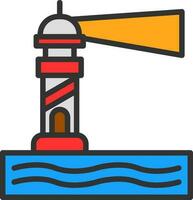 Lighthouse Vector Icon Design