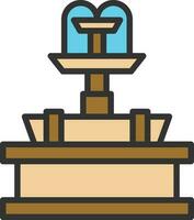 Fountain Vector Icon Design