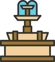 Fountain Vector Icon Design