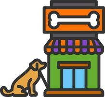 Pet shop Vector Icon Design