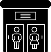 Public toilet Vector Icon Design