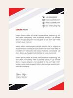 business letterhead templet vector