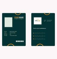 Student id card vector