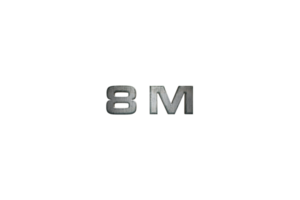 8 million subscribers celebration greeting Number with star wars design png