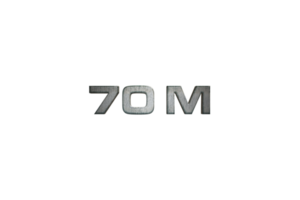 70 million subscribers celebration greeting Number with star wars design png