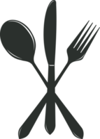 Simple cutlery icon isolated from kitchen collection. cutlery icons trendy and modern cutlery symbols png