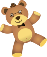 Teddy Bär isoliert Illustration png