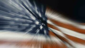cinq secondes compte à rebours minuteur avec Etats-Unis drapeau agitant video