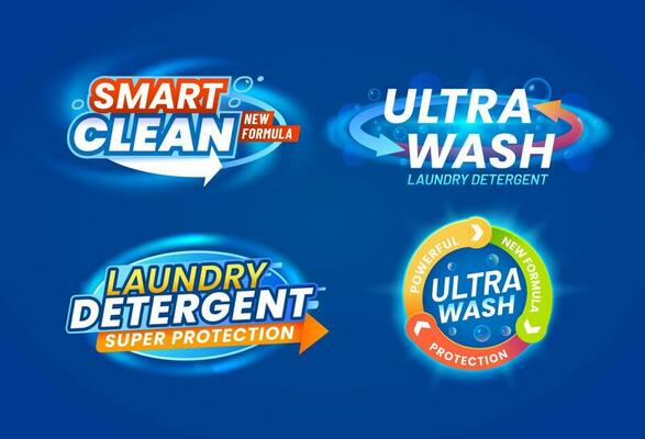 Washing powder label discount