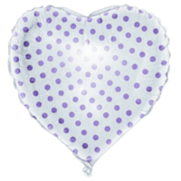 watercolor hand drawn heart shaped realistic balloon png