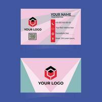 Model Business Card vector