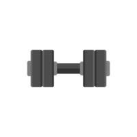 dumbell flat design vector illustration