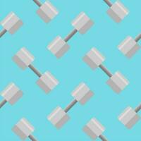 dumbell seamless pattern vector illustration