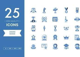 Vector set of Award Badge icons