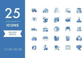 Vector set of Delivery Service icons