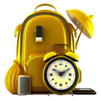 Borsa con orologio png