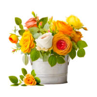 fiori vaso png