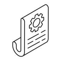 Conceptualizing linear design icon of Vector design of Premium download icon of  miscellaneous