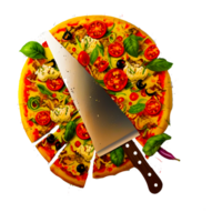 heiß Pizza png