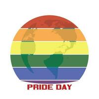 World pride day vector design