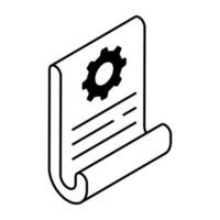 Modern design icon of file management vector