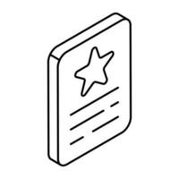 An editable design icon of miscellaneous vector