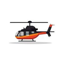 vector ilustración de plano helicóptero