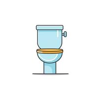 baño icono. plano ilustración de baño icono para web vector