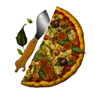 heiß Pizza png