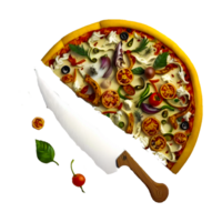 heiß Pizza png