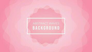 pink monochromatic vector abstract waves background