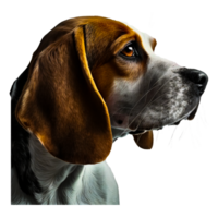 braun und Weiß Hund png