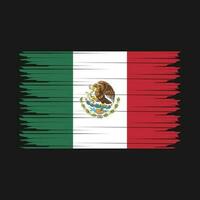 Mexico Flag Illustration vector