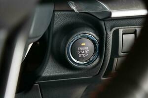 Push button to start and stop the engine photo