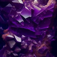 Stone texture stone amethyst, purple, bluish-pink or red-purple variety of quartz - image photo