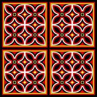 Ethnic pattern from Toraja Indonesia. Traditionally applied on wood carving at Toraja's house named Tongkonan. vector
