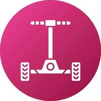 Hoverboard Icon Style vector