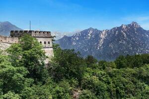 The Great wall of China -7 wonder of the world. photo