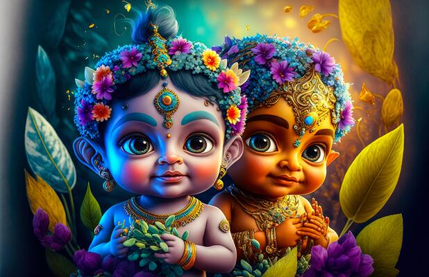 Top 999+ Little Krishna Hd Wallpaper Full HD, 4K✓Free to Use